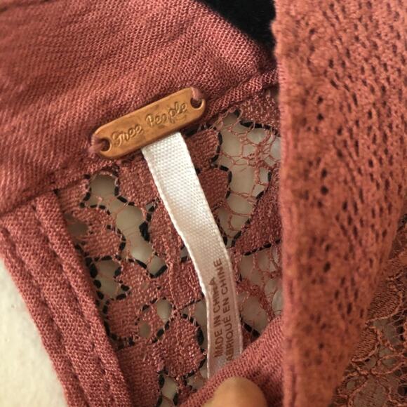 Free People Secret Origins Dress in Rosy Coral - Picture 5 of 7